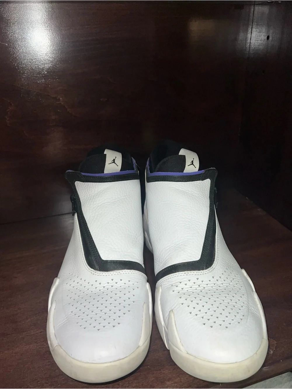 Nike Air Jordan Jumpman Z White Black Court Purple AQ9119-100 Mens Size 10.5
